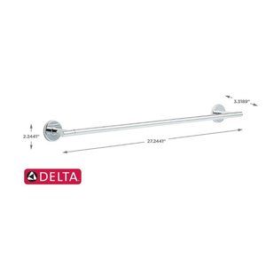 Delta Lyndall 24 in. Towel Bar in Chrome